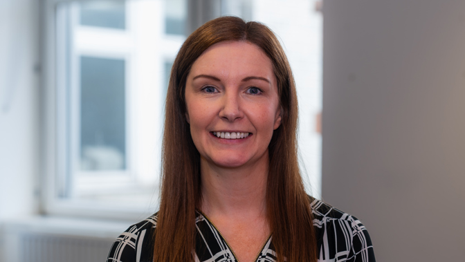 A headshot of Kay Morrison, Glasgow Life's Chief Executive