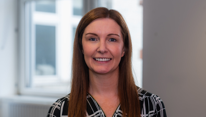 A headshot of Kay Morrison, Glasgow Life's Chief Executive