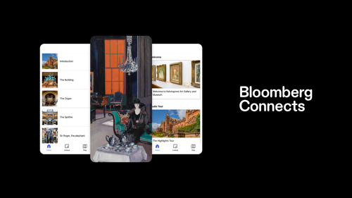 Photograph showing Kelvingrove's Free Digital Guide on Bloomberg Connects