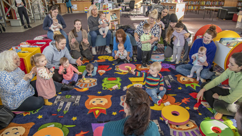 Bookbug group at the Library