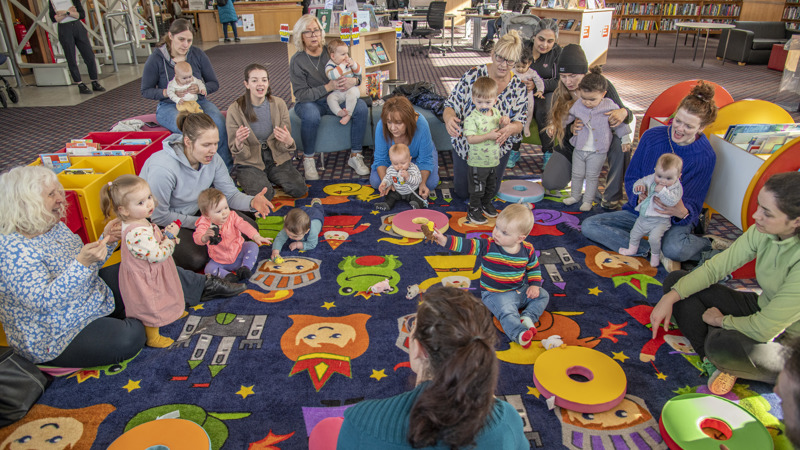 Bookbug group at the Library